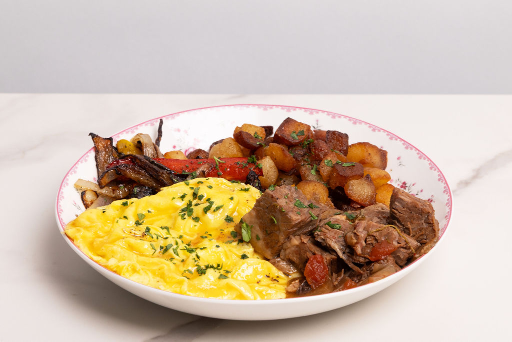 A plate from the menu